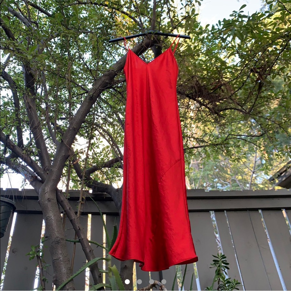 Aritzia red slip dress (Christine/ only slip)